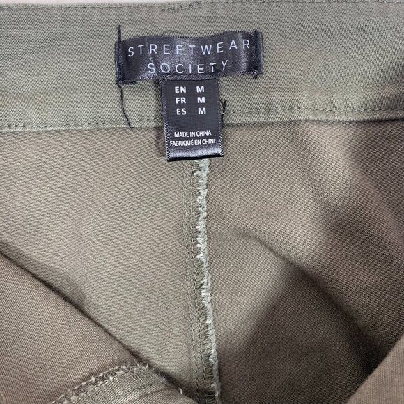 army green cargo utility  pants joggers size medium - Picture 9 of 16